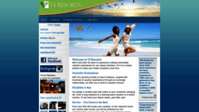 What Viresorts.com website looked like in 2022 (1 year ago)