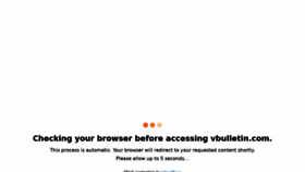 What Vbulletin.com website looked like in 2022 (2 years ago)