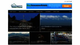 What Vancouversbestplaces.com website looked like in 2022 (1 year ago)
