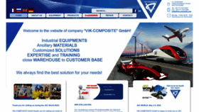 What Vik-composite.com website looked like in 2022 (1 year ago)