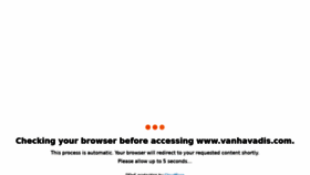 What Vanhavadis.com website looked like in 2022 (1 year ago)