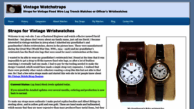 What Vintagewatchstraps.com website looked like in 2022 (1 year ago)