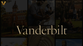 What Vanderbilt.edu website looked like in 2022 (1 year ago)