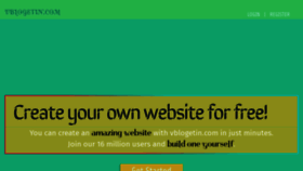 What Vblogetin.com website looked like in 2022 (1 year ago)