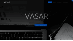 What Vasar.me website looked like in 2022 (1 year ago)