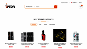 What Vapelatest.com website looked like in 2022 (1 year ago)