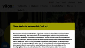 What Vitos.de website looked like in 2022 (1 year ago)