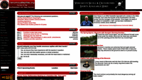What Venomousreptiles.org website looked like in 2022 (1 year ago)