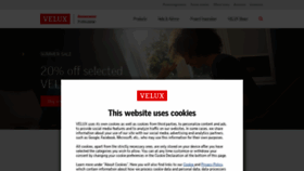 What Velux.co.uk website looked like in 2022 (1 year ago)