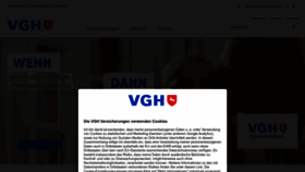 What Vgh.de website looked like in 2022 (1 year ago)