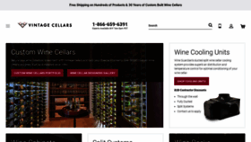 What Vintagecellars.com website looked like in 2022 (1 year ago)