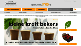 What Verpakkingshop.nl website looked like in 2022 (1 year ago)