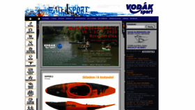 What Vodak-sport.cz website looked like in 2022 (1 year ago)