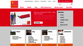 What Vivazorggroep.nl website looked like in 2022 (1 year ago)