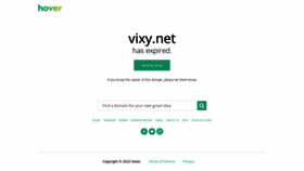 What Vixy.net website looked like in 2022 (1 year ago)