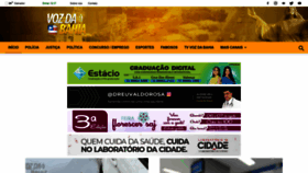 What Vozdabahia.com.br website looked like in 2022 (1 year ago)
