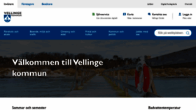What Vellinge.se website looked like in 2022 (1 year ago)