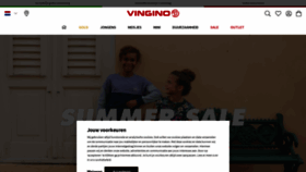 What Vingino.com website looked like in 2022 (1 year ago)
