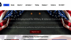 What Vetjobs.com website looked like in 2022 (1 year ago)