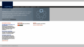 What Voipsa.org website looked like in 2022 (3 years ago)