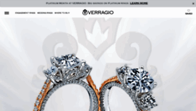What Verragio.com website looked like in 2022 (1 year ago)
