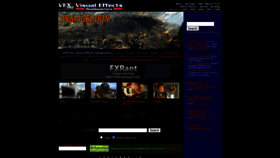What Vfxhq.com website looked like in 2022 (1 year ago)