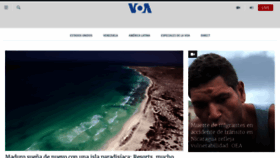 What Voanoticias.com website looked like in 2022 (1 year ago)