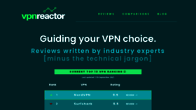 What Vpnreactor.com website looked like in 2022 (1 year ago)