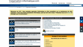 What Vulgarisation-informatique.com website looked like in 2022 (1 year ago)