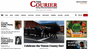 What Vintonjacksoncourier.com website looked like in 2022 (1 year ago)