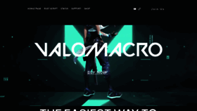 What Valomacro.com website looked like in 2022 (1 year ago)