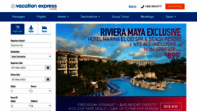 What Vacationexpress.com website looked like in 2022 (1 year ago)