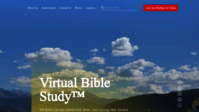 What Virtualbiblestudy.net website looked like in 2022 (1 year ago)