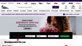 What Virtualflorist.com website looked like in 2022 (1 year ago)