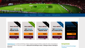 What Vipbettingtip.com website looked like in 2022 (1 year ago)