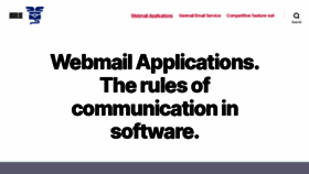 What Vanmail.net website looked like in 2022 (1 year ago)