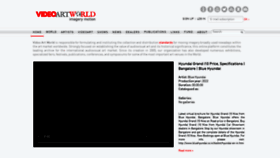 What Videoartworld.com website looked like in 2022 (1 year ago)