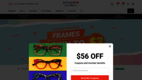 What Voogueme.com website looked like in 2022 (1 year ago)