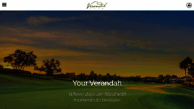 What Verandahlife.com website looked like in 2022 (1 year ago)