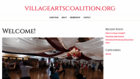 What Villageartscoalition.org website looked like in 2022 (1 year ago)