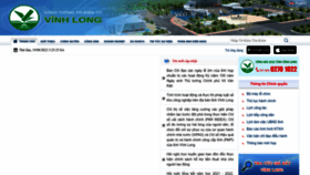 What Vinhlong.gov.vn website looked like in 2022 (1 year ago)