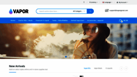 What Vaporgreat.com website looked like in 2022 (1 year ago)