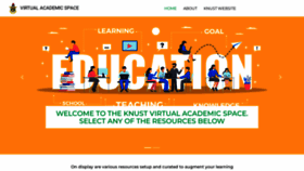 What Vclass.knust.edu.gh website looked like in 2022 (1 year ago)