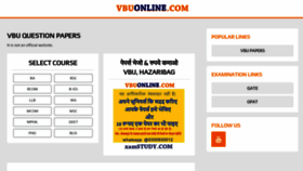 What Vbuonline.com website looked like in 2022 (1 year ago)