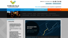What Vivreenville.org website looked like in 2022 (1 year ago)