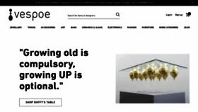 What Vespoe.com website looked like in 2022 (1 year ago)