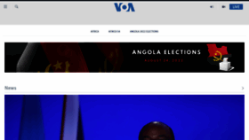 What Voaafrica.com website looked like in 2022 (1 year ago)