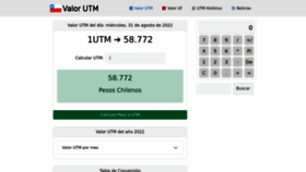 What Valor-utm.cl website looked like in 2022 (1 year ago)
