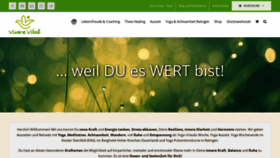 What Vivere-vital.de website looked like in 2022 (1 year ago)