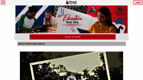 What Virtualhighschool.com website looked like in 2022 (1 year ago)